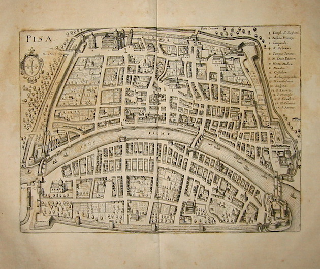 Merian Matthà¤us (1593-1650) Pisa 1649 Francoforte